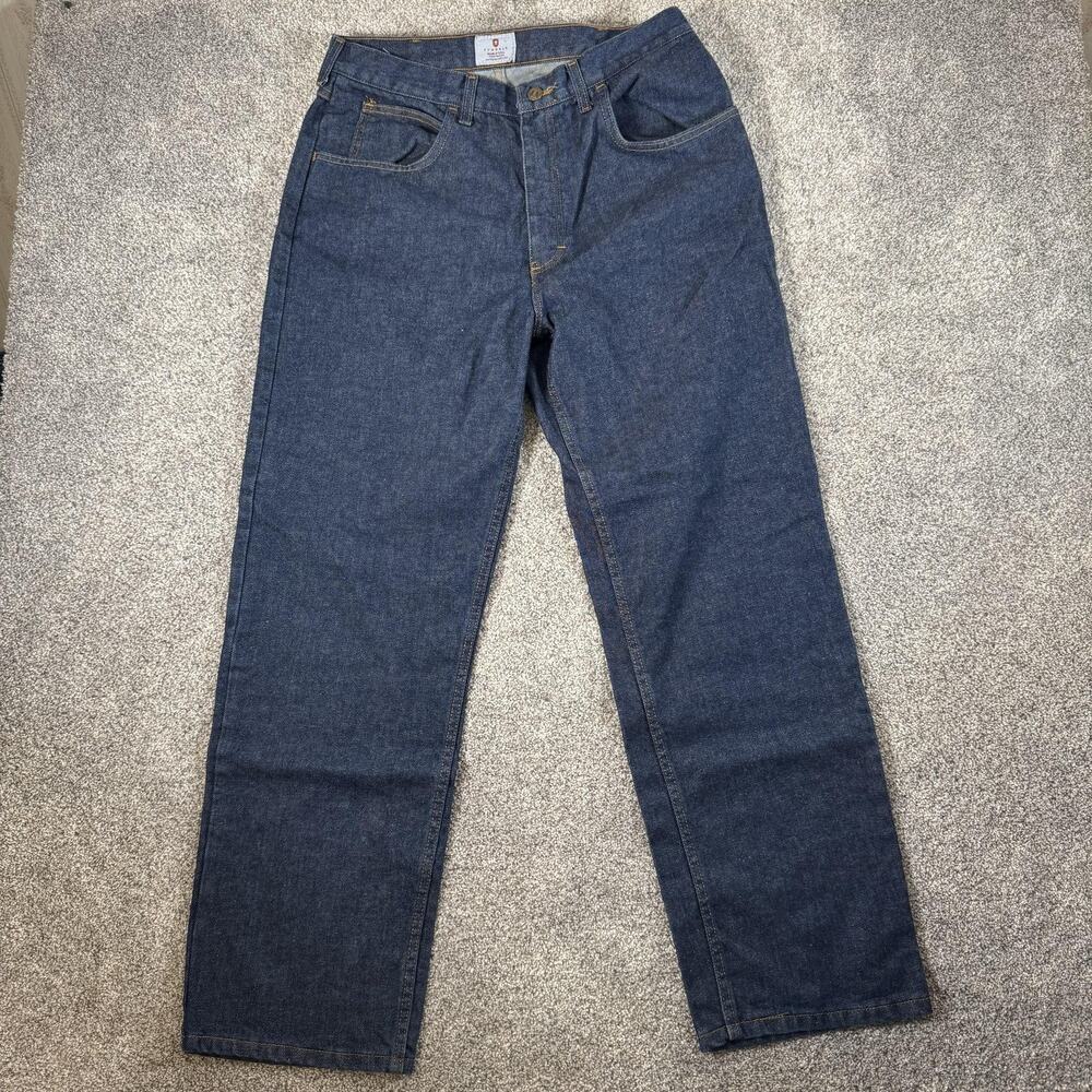 Tyndale Jeans Mens 32x30.5 Blue Flame Resistant FR Made in USA Indura I230T